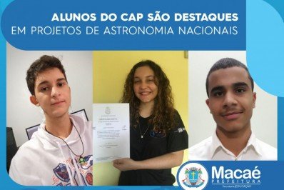 Alunos do Colégio de Aplicação são destaque em projetos de Astronomia nacionais
