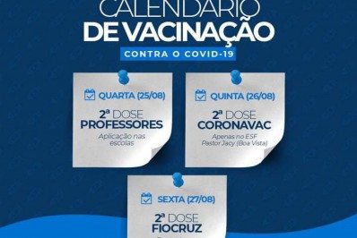 Italva segue avançando com calendário de vacinação contra a Covid-19, confira detalhes
