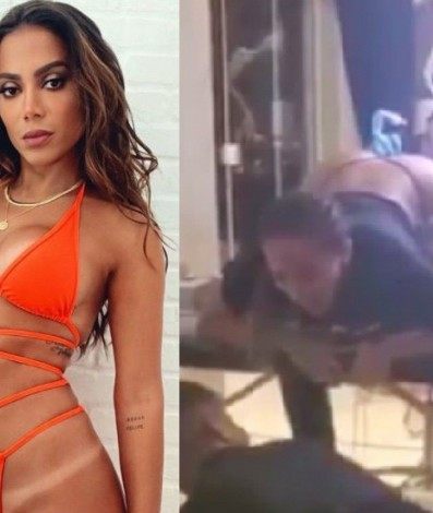 Anitta faz tatuagem no ânus - Reprodução