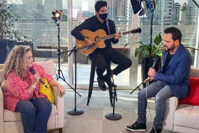 Luciano Camargo e Gabi Sampaio se unem em novo quadro do 'É De Casa'