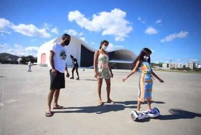 Caminho Niemeyer volta a ser uma das áreas preferidas dos visitantes