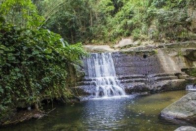 Cachoeira do Espraiado sábado no Circuito Ecológico