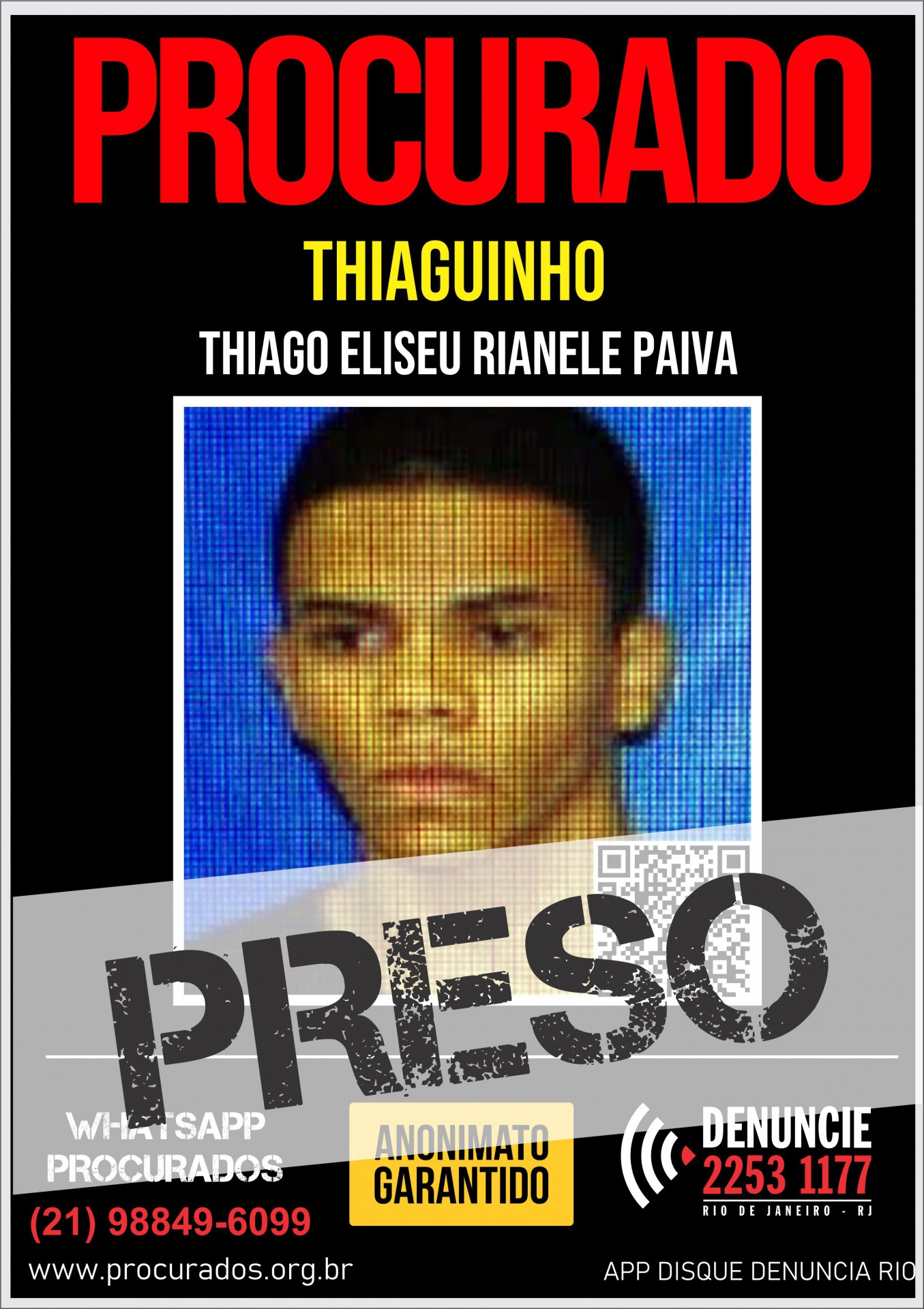 Gerente do tr&aacute;fico em comunidade da Zona Norte &eacute; preso dentro de motel