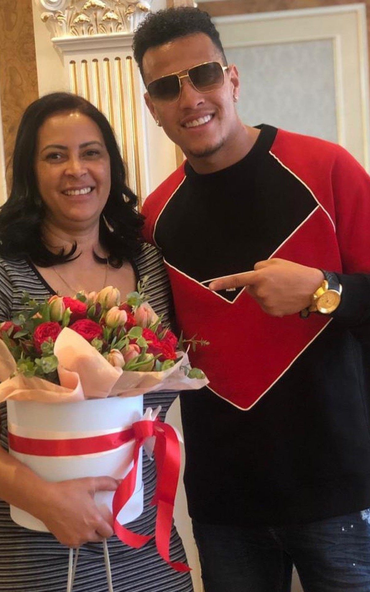 Sidcley Ferreira  e a mãe