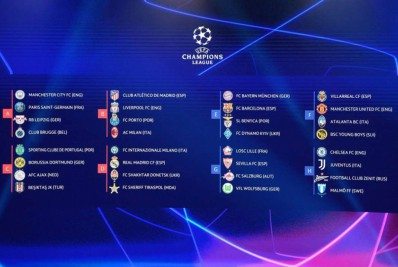 Tudo definido! Com Manchester City e PSG na mesma chave, Uefa sorteia grupos da Champions League