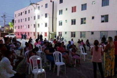 Secretário de Assistência Social participa de solenidade no Condomínio Residencial Itaperuna 1