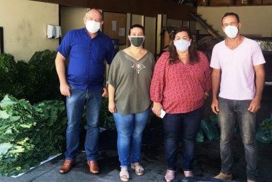 CRAS Alto distribui 1.200 kg de alimentos para cinco instituições de Teresópolis