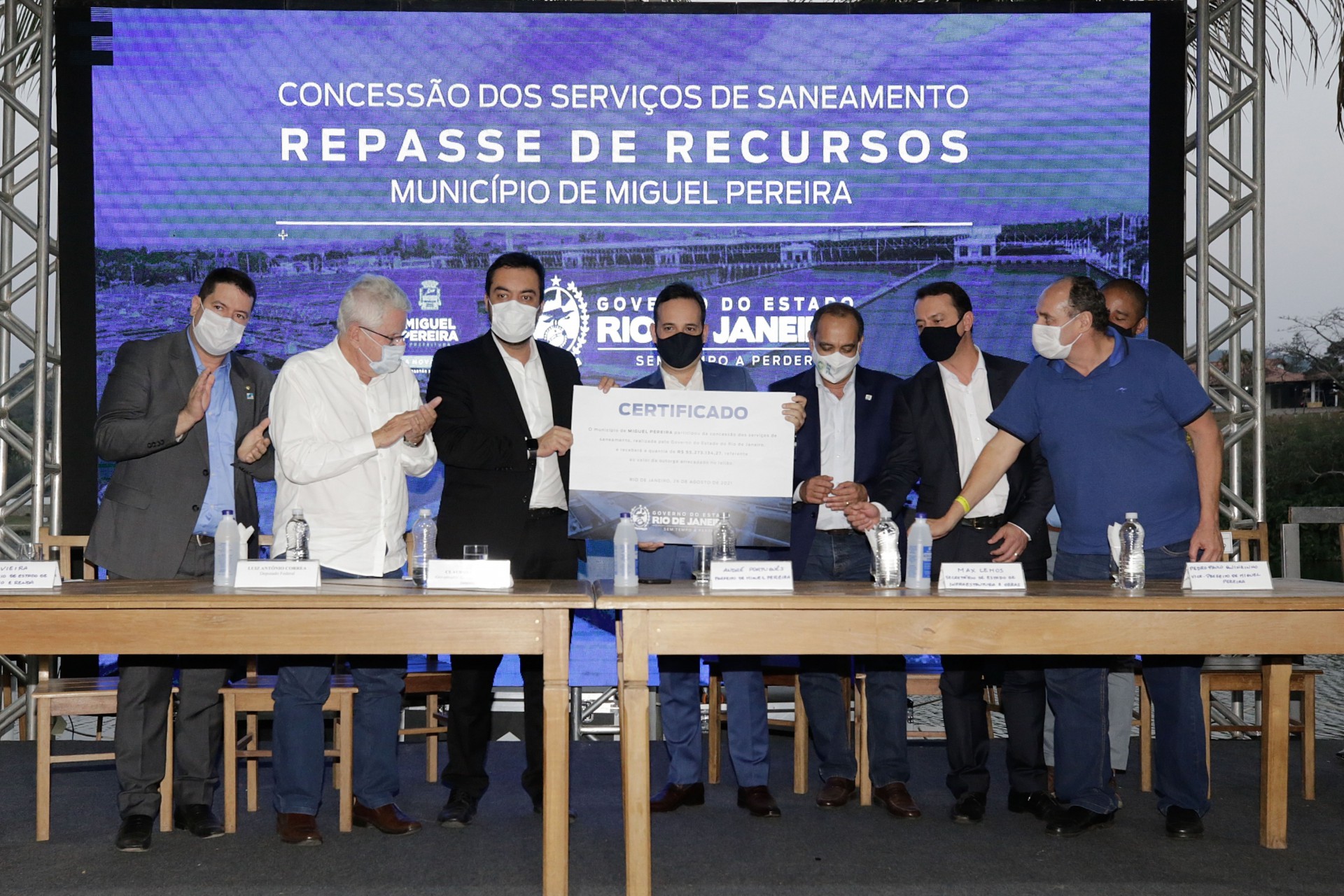 Repasse dos valores arrecadados com a concessão dos serviços da Cedae ao município de Miguel Pereira - Rafael Campos