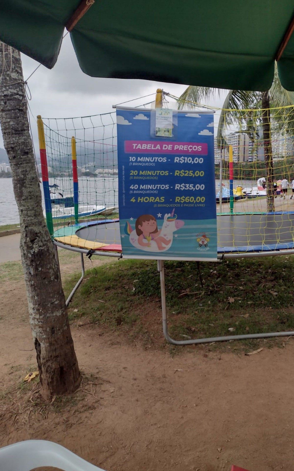 Empresas de pedalinhos e de brinquedos infláveis foram autuadas e interditadas - Divulgação/Seop