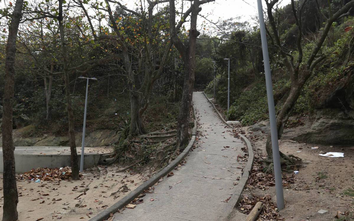 Geral - Parque Garota de Ipanema, no Arpoador, zona sul do Rio.