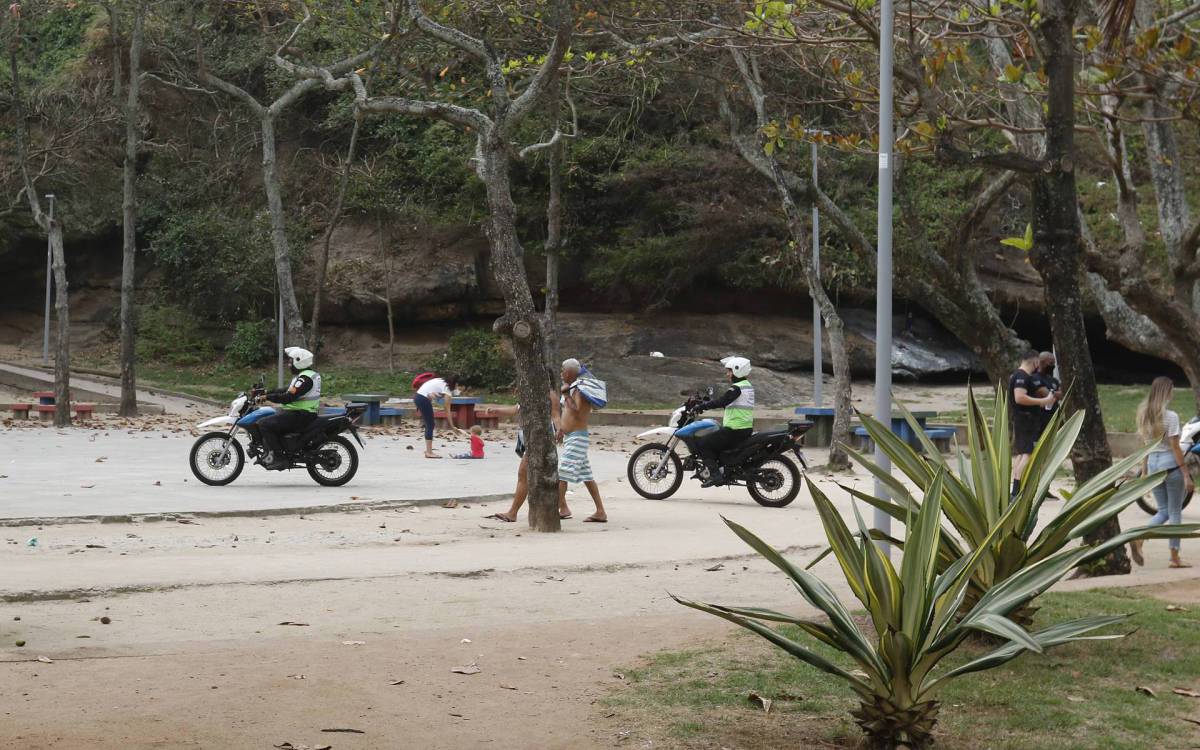 Geral - Parque Garota de Ipanema, no Arpoador, zona sul do Rio.
