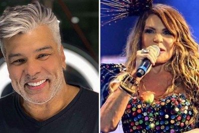 Elba Ramalho elogia cabelo grisalho de Maurício Mattar: 'Ficou lindo'