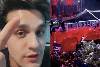  Disfarçado, Luan Santana anda despercebido por circo 