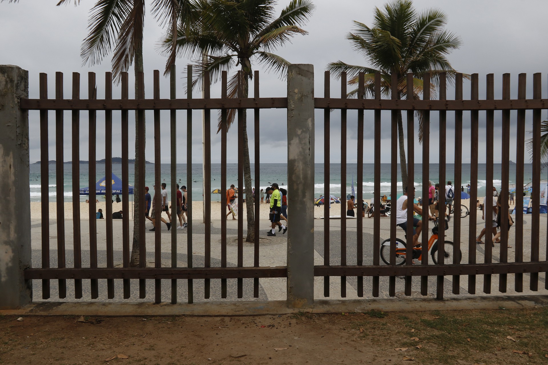 Geral - Parque Garota de Ipanema, no Arpoador, zona sul do Rio. - Reginaldo Pimenta / Agencia O Dia