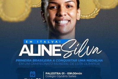 Italva receberá lutadora brasileira de luta olímpica nesta quarta (01)