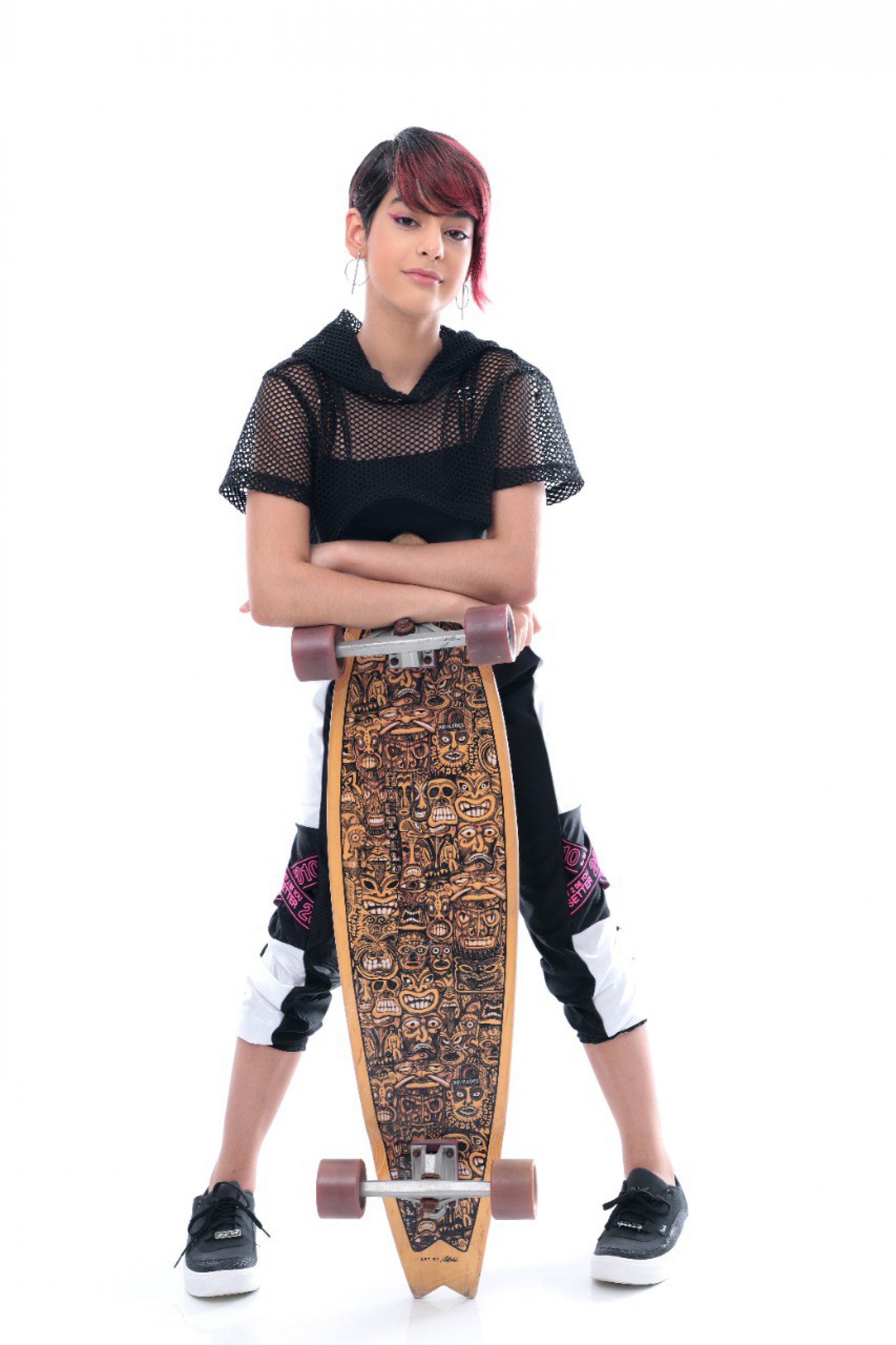 Isabella Casarini, de 14 anos, interpreta a Skatista Cósmica Glinda em 'Bugados' - Divulgação/ Ci Produções