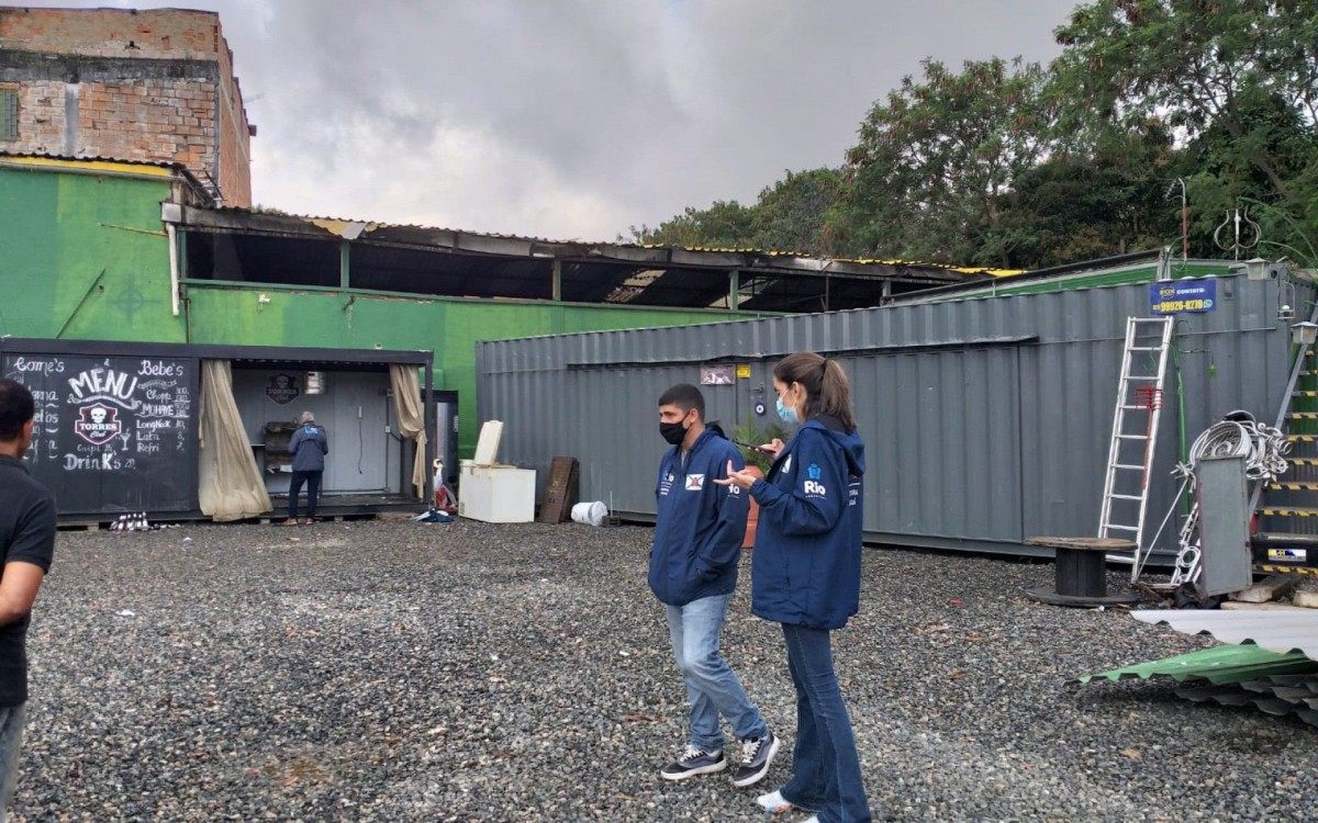 Local era ocupado irregularmente há quatro meses - Divulgação/Subprefeitura de Jacarepaguá