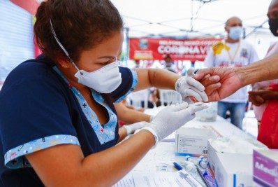 Belford Roxo faz testes rápidos na Praça do Wona e na Praça de Heliópolis
