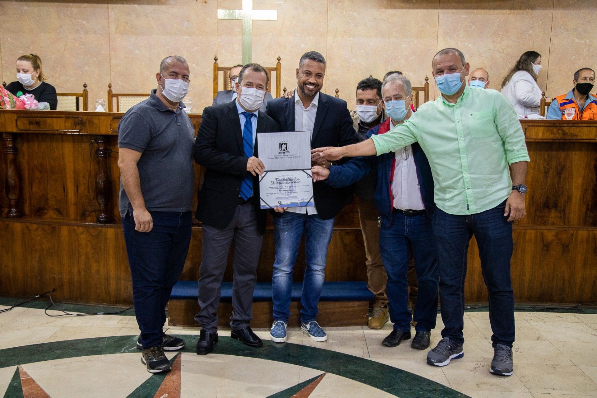 Profissionais de sa&uacute;de s&atilde;o homenageados em Duque de Caxias - ART V&Iacute;DEO/ VICTOR HUGO/Divulga&ccedil;&atilde;o