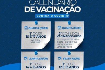 Italva avança mais com o calendário de vacinação contra a Covid-19; confira detalhes