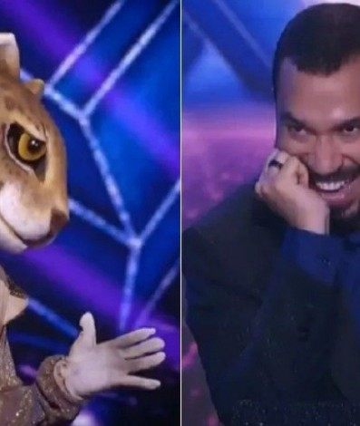 Gil flerta com a on&ccedil;a pintada no 'The Masked Singer' - Reprodu&ccedil;&atilde;o