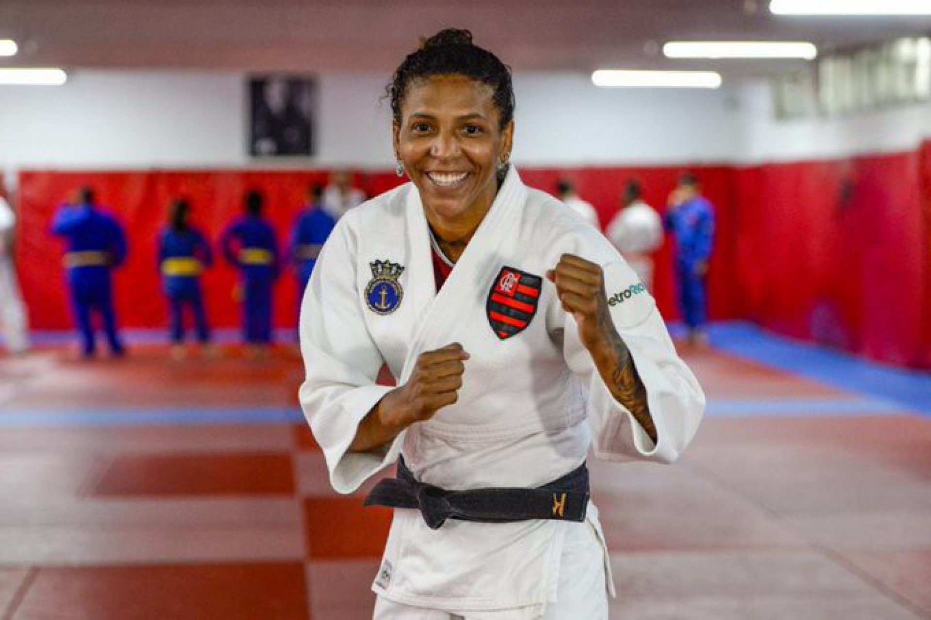 Cria da Cidade de Deus, a judoca Rafael Silva &eacute; atleta do Flamengo - Marcelo Cortes / Flamengo