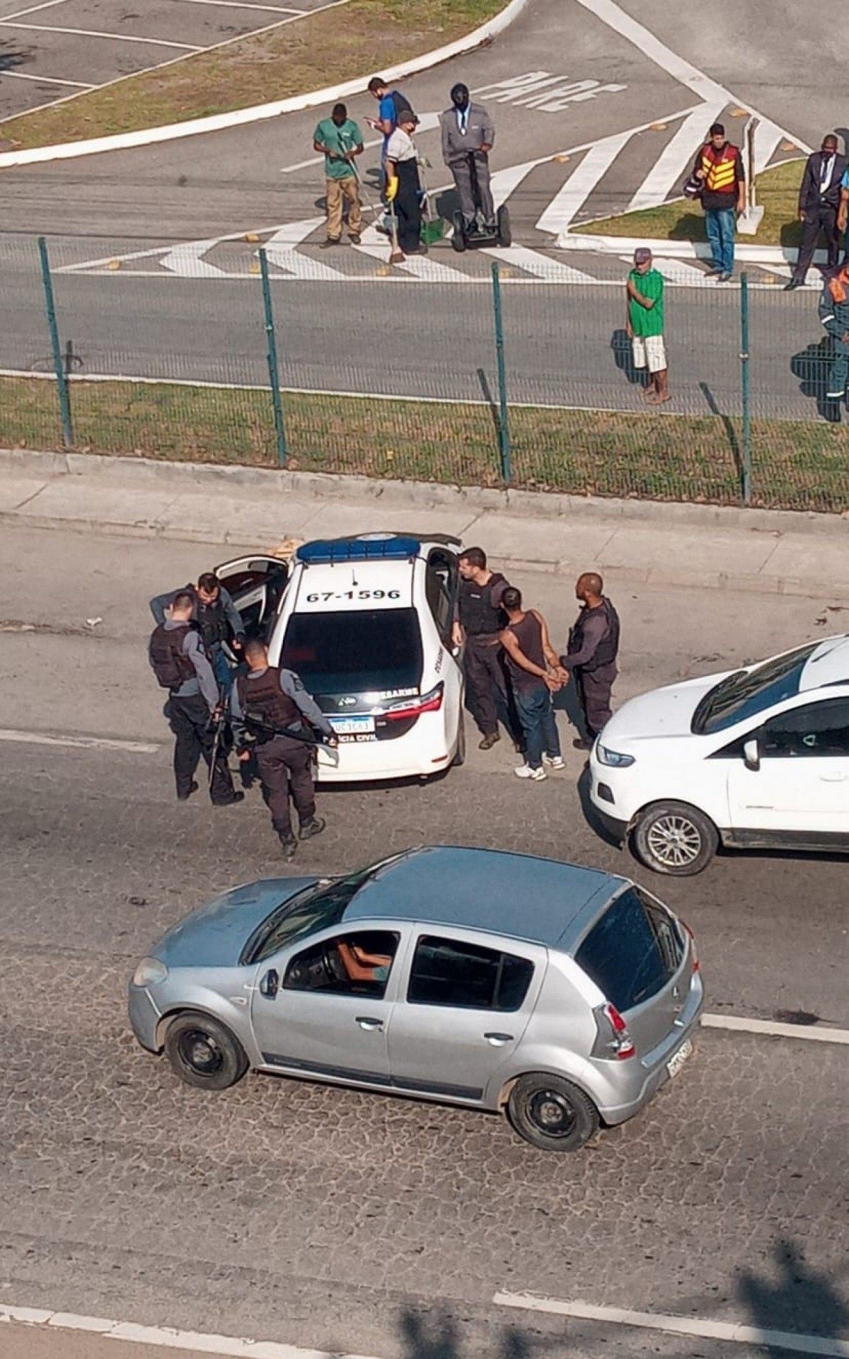 A&ccedil;&atilde;o ocorreu nesta quinta-feira - Reprodu&ccedil;&atilde;o/ Whatsapp Jornal O Dia (21-98762-8248)