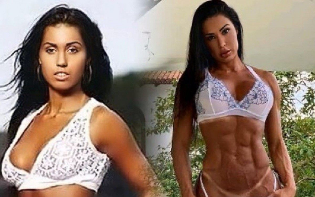 Gracyanne Barbosa mostra 'antes e depois'