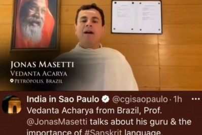 Instituto Vishva Vidya, em Petrópolis, participa de campanha do governo indiano para divulgar o sânscrito