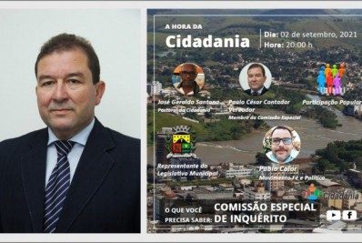 Em Itaperuna, Pastoral da Cidadania confirma presença de vereador em evento online