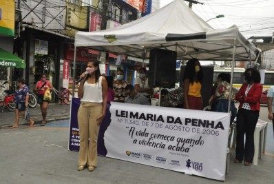 Agosto Lilás se encerra nas ruas de Magé