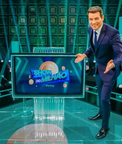 Portiolli estreia novo 'Show do Milhão' hoje. Nos anos 2000, Silvio Santos fez história com o programa - Lourival Ribeiro / SBT