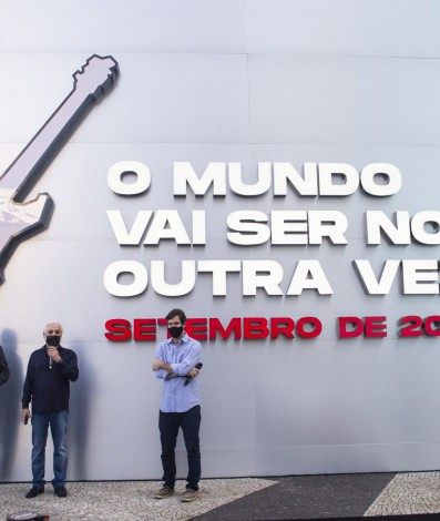 Rock in Rio inaugura relógio com contagem regressiva para o festival na Praia de Copacabana - Divulgação