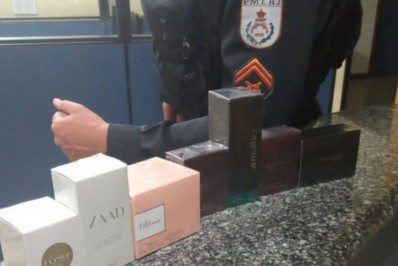 Em Itaperuna, natividadense é detida com produtos cosméticos furtados 