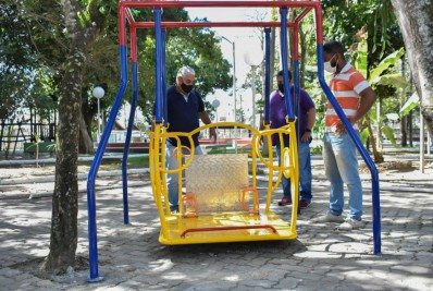 Parque infantil do Horto Municipal terá brinquedos adaptados