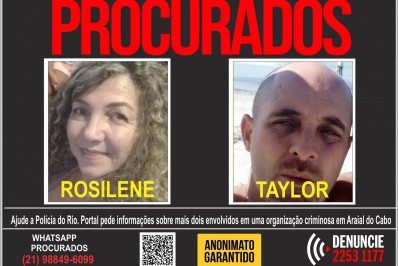Portal dos Procurados pode informações de envolvidos em organização criminosa de Arraial do Cabo