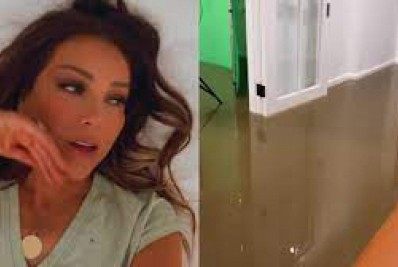 Thalia tem casa inundada por furacão 