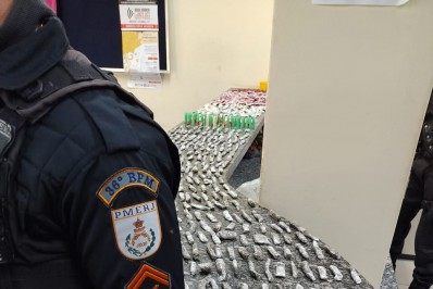 Santo Antônio de Pádua: 36º BPM prende dupla com grande quantidade de drogas