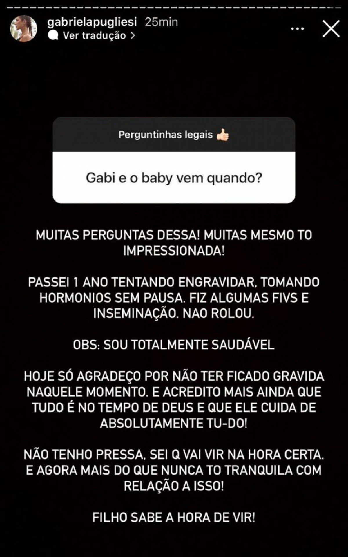 Post de Gabriela Pugliesi