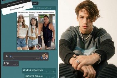 João Guilherme posta conversa homofóbica em sua rede social