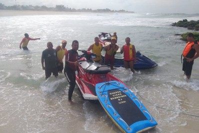 Passeio de Jet ski termina com acidente em Saquarema
