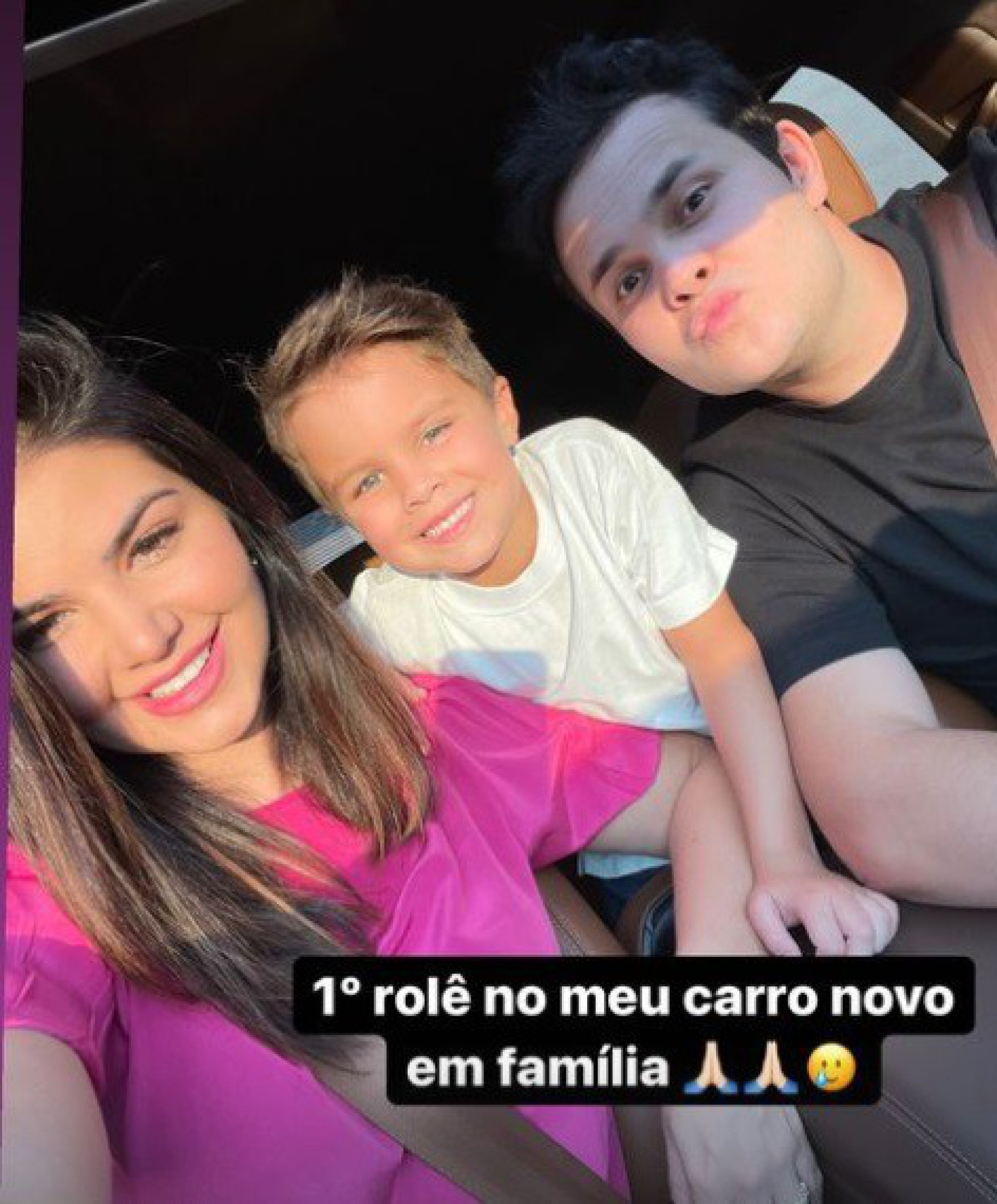 Sertanejo Matheus presenteia esposa, Paula Aires, com carro avaliado em R$ 500 mil - Reprodução/Instagram