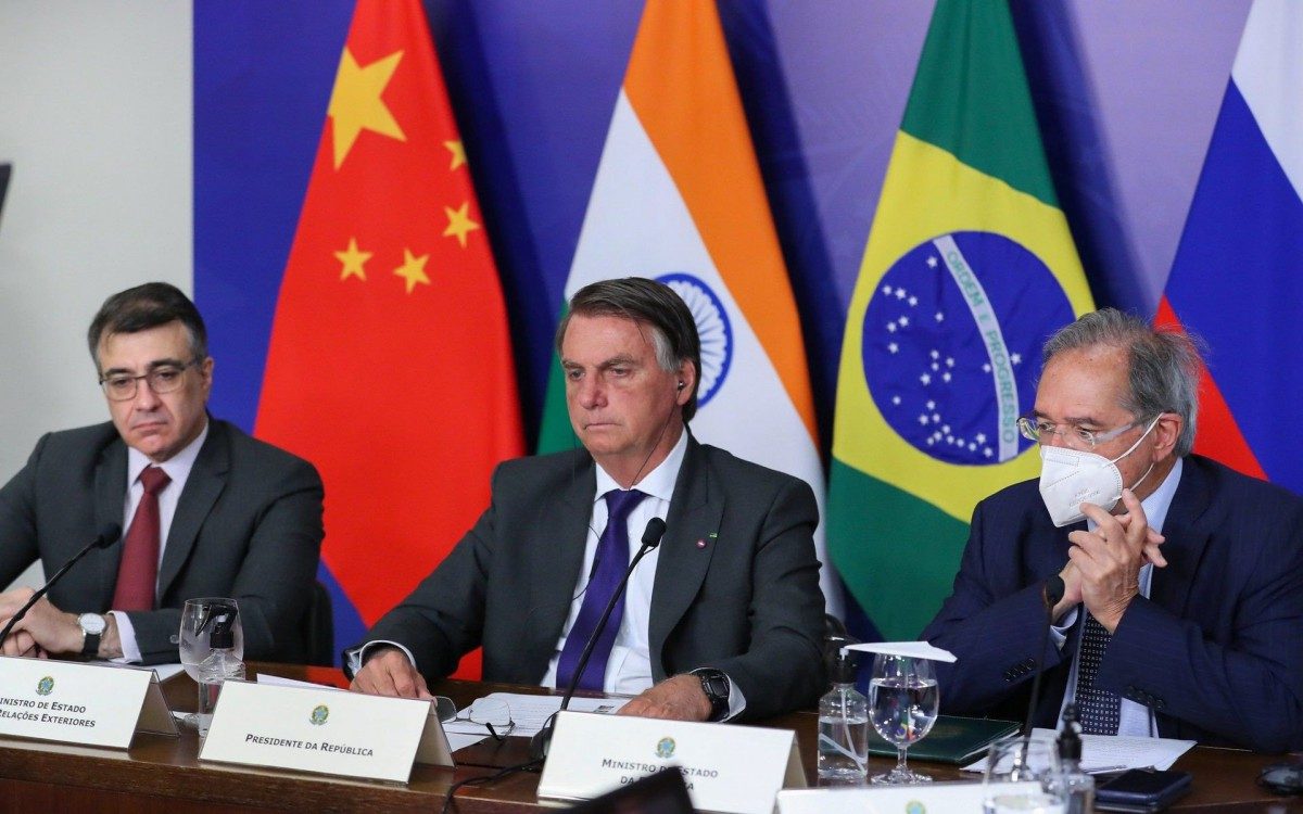 Reuni&atilde;o virtual dos representantes do Brics nesta quinta-feira, 9