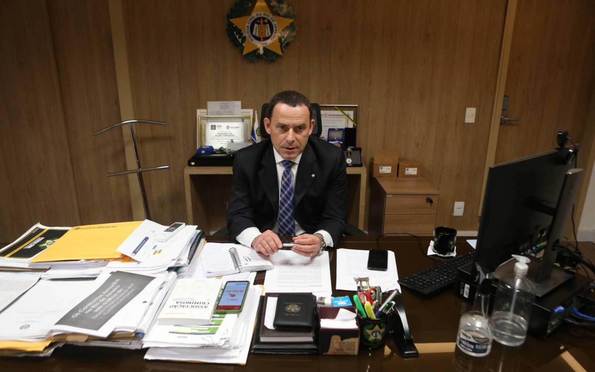 Rio,09/09/2021- CENTRO, Secretaria de Polcia Civil,Materia Especial; Delegado Allan Turnowski, secretario de Policia Civil, na foto. Allan Turnowski .Foto: Cleber Mendes/Ag&ecirc;ncia O Dia