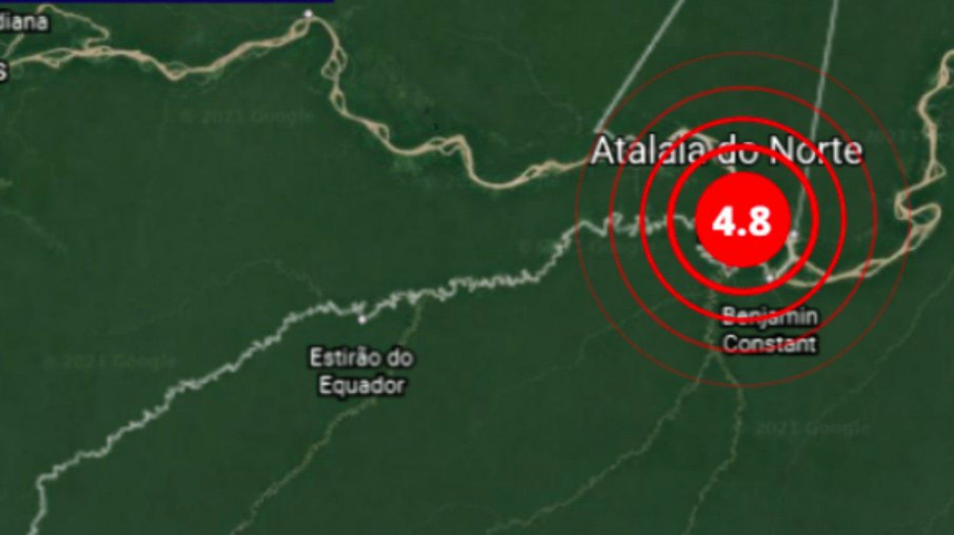 Amazonas: terremoto de magnitude 4.8 atinge cidades do interior