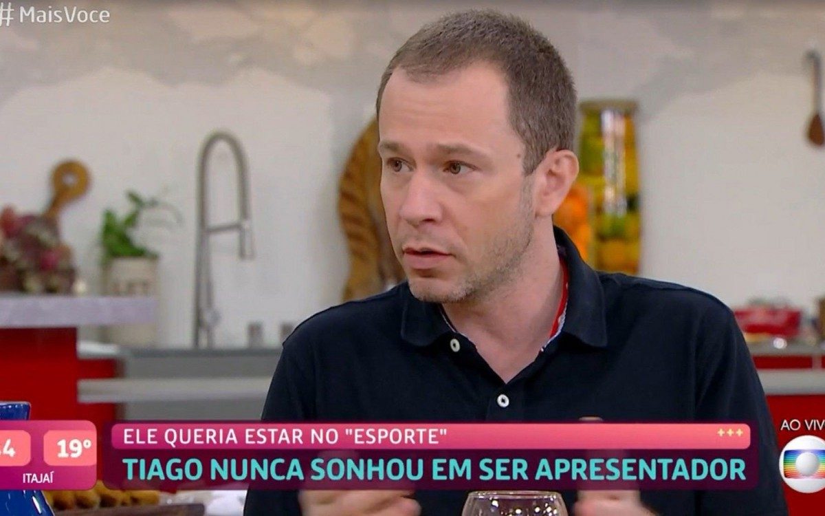 Tiago Leifert no 'Mais Você'