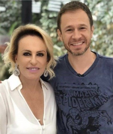 Ana Maria Braga e Tiago Leifert - Reprodução/Internet