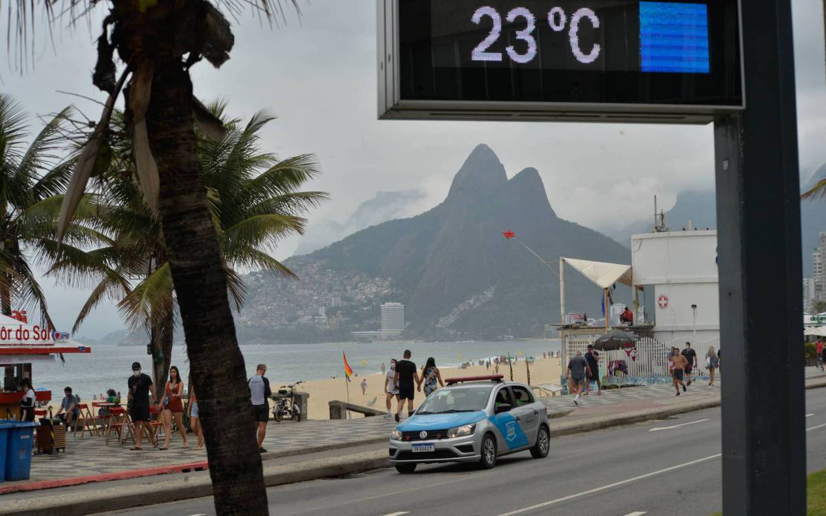 Rio de Janeiro - 11/09/2021 - Clima/ Rio - Clima tempo - Dia nublado em Ipanema neste sabado (11) na zona sul do Rio, Foto : Fabio Costa/ Agencia O Dia