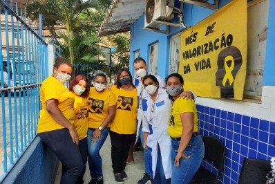  Saúde de Meriti promove atividades em referência ao Setembro Amarelo 