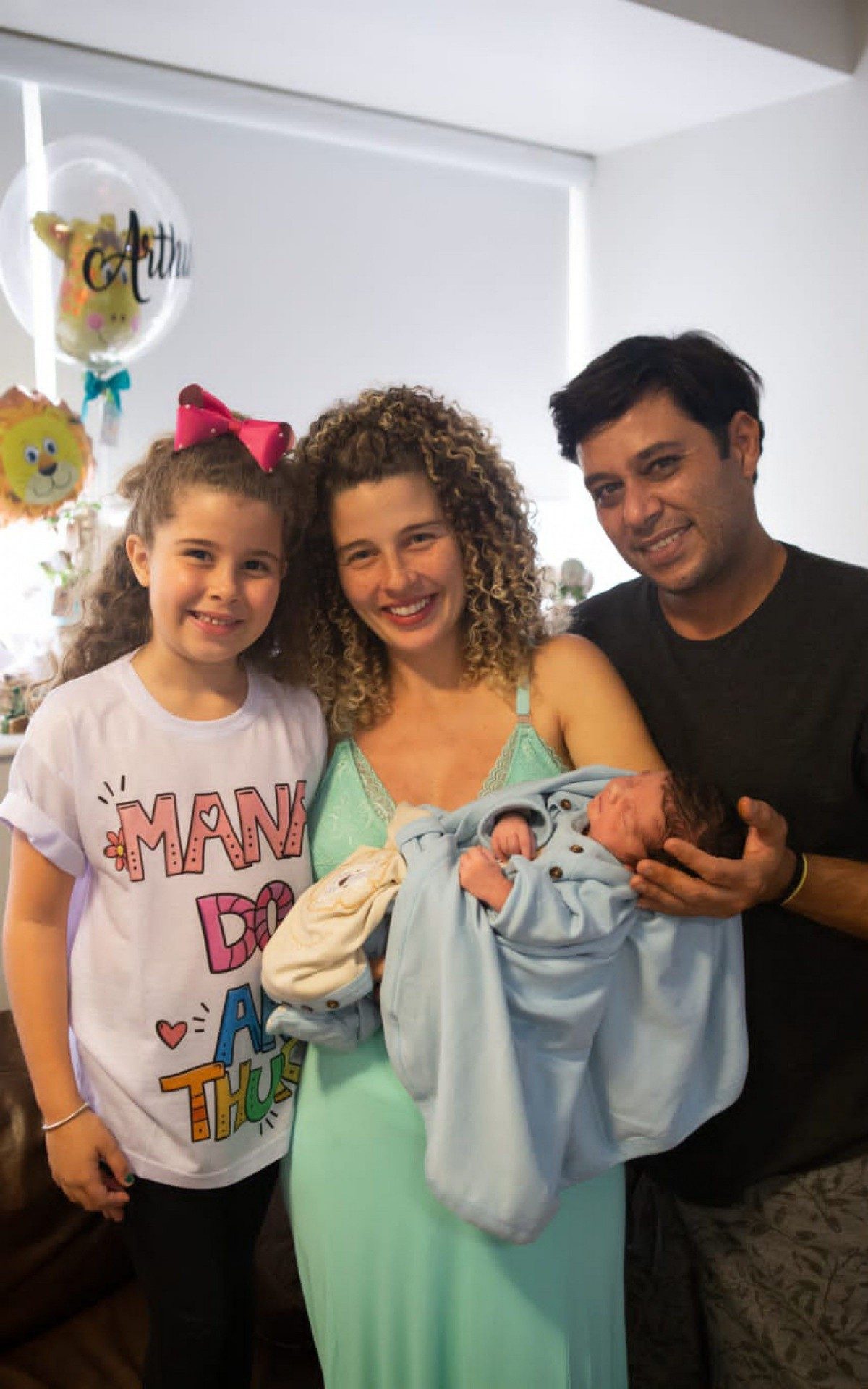 Maria Eduarda, Debby Lagranha, Arthur e Leandro Amieiro